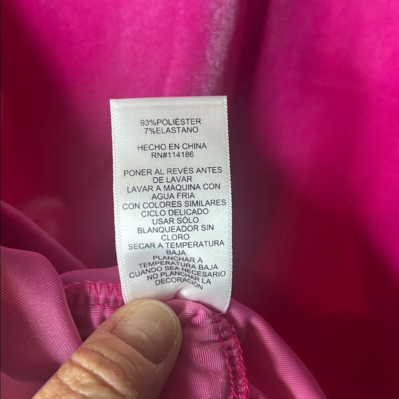 Juicy by Juicy Couture long sleeve velour preppy pinky bodycon dress size large - Picture 7 of 7